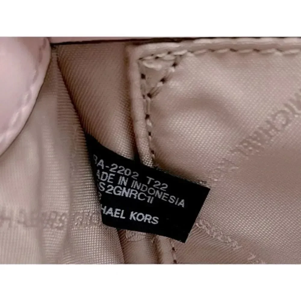 NWT MICHAEL KORS Serena Small Flap Studded Crossbody Bag in Powder Blush